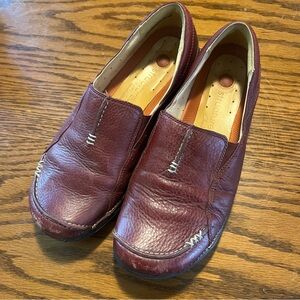Clarks Unstructured Leather Slip-On Shoes